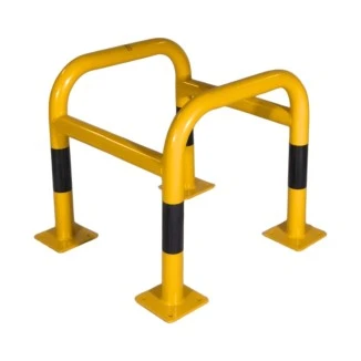 Vue générale de l'étrier modulable sur platines L600 x L600 x H600 mm