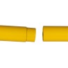 Vue des tubes de l'étrier modulable sur platines L600 x L600 x H600 mm