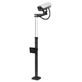Vue générale de la caméra de détection pour barrière levante + support