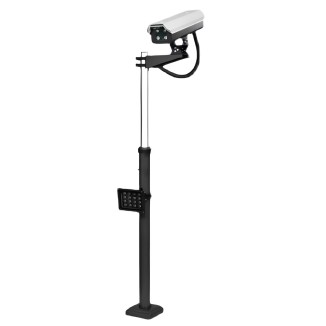 Vue générale de la caméra de détection pour barrière levante + support