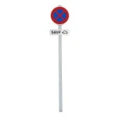 Vue générale du kit de panneau de Stationnement M6i diam. 450 mm