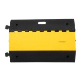 Vue du dessus du Passe câble routier 2 canaux diam. 90 mm