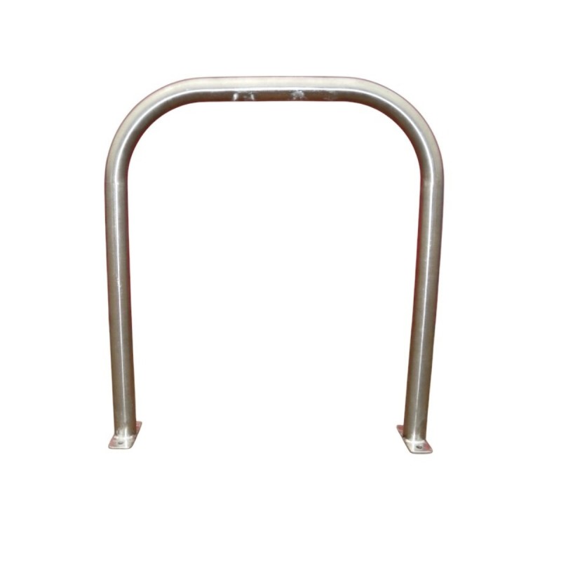 Image générale de l'arceau vélo sur platines acier galvanisé H900 mm