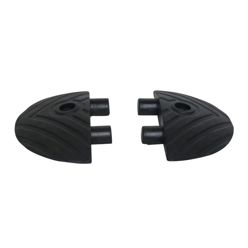 Vue générale des extrémités pour ralentisseur de parking 1830 mm