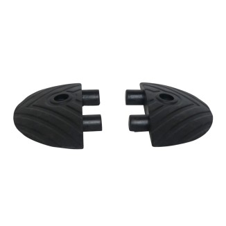 Vue générale des extrémités pour ralentisseur de parking 1830 mm